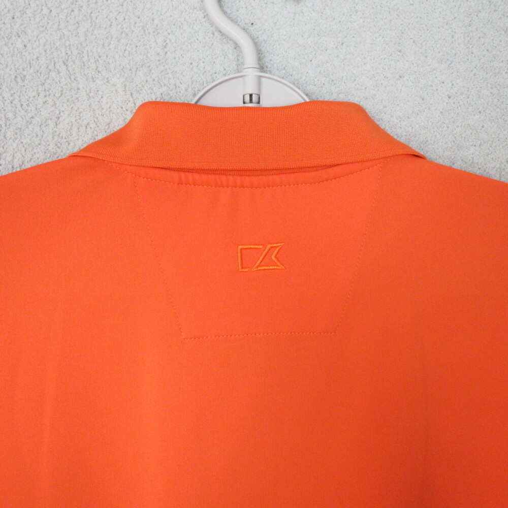 Cutter & Buck Polo Shirt Mens Size XL Orange Auburn Logo Athletic Collegiate - Picture 4 of 9